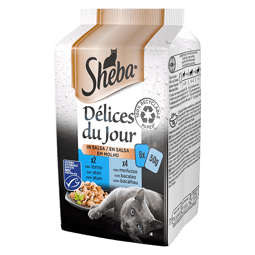 SHEBA® Délices du Jour Tonno e Merluzzo in salsa  image