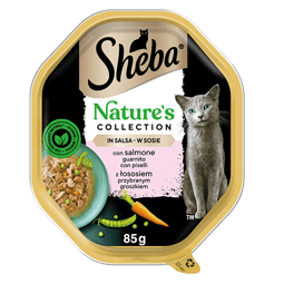 SHEBA® Nature’s Collection con Salmone Guarnito con Piselli image