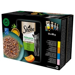 SHEBA® Nature's Collection in salsa Selezione Assortita 12x85g image