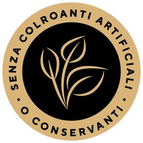 Senza coloranti artificiali o conservanti